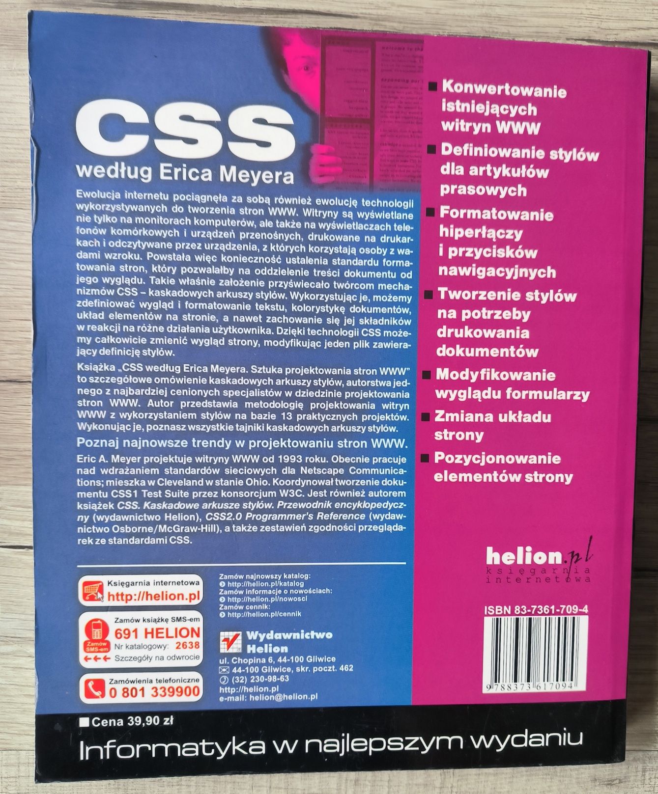 CSS sztuka projektowania stron internetowych Meyer