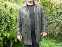 ARMA MANS WEAR czarny płaszcz krótki kurtka skóra naturalna XL / XXL