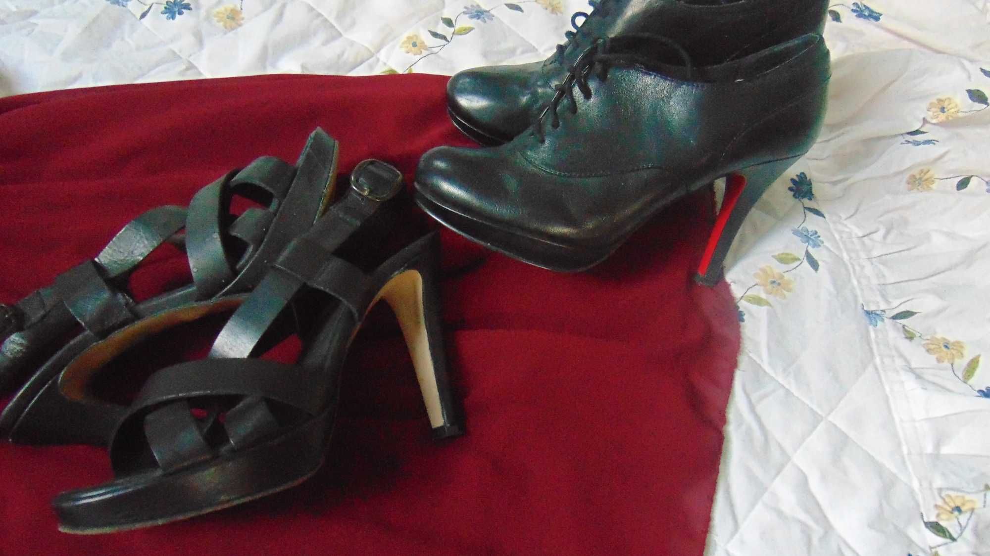 zestaw fajnych ciuchów i buty skórzane
