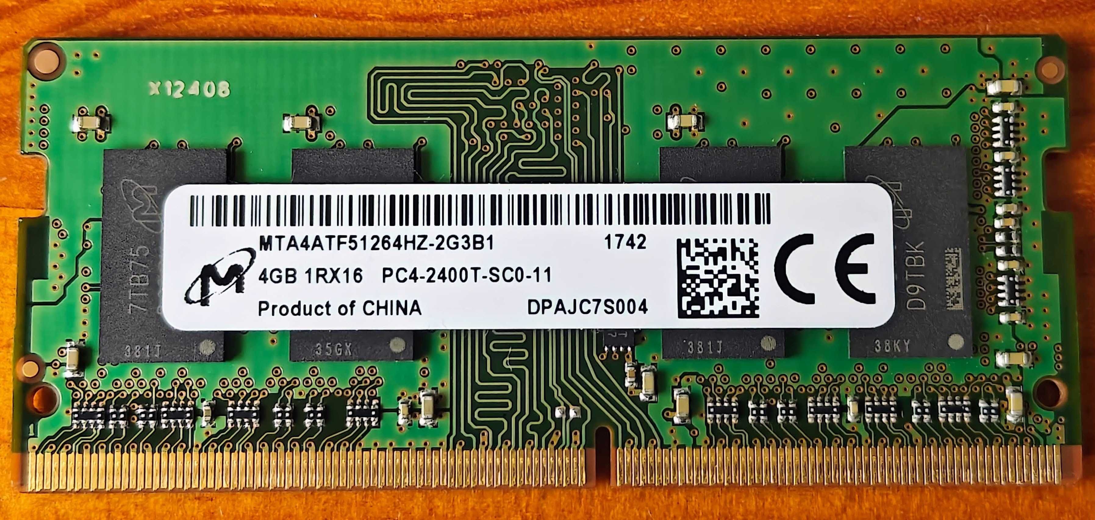 Memória RAM 4GB DDR4 2666MHz CL19 SoDimm
