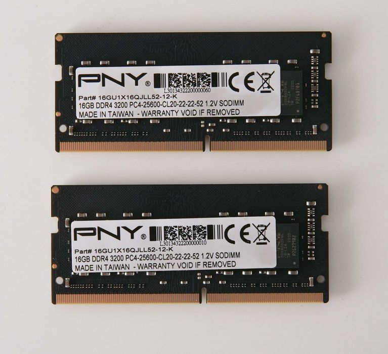 Pamięć PNY XLR8, SODIMM DDR4 32GB (2x16) 3200 MHz CL20 (MN16GSD43200X)