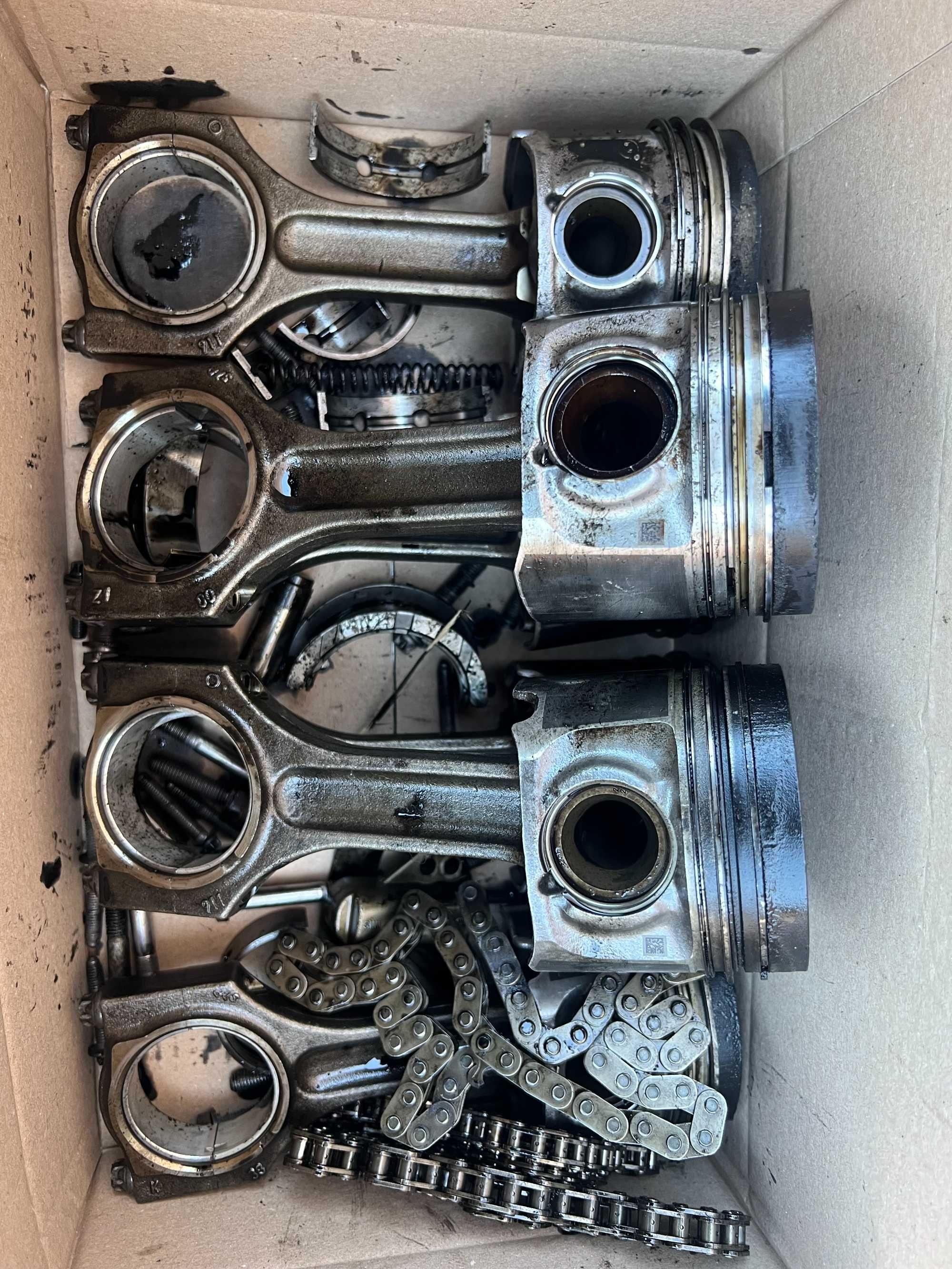 Головка BMW X5 E70 F10 N57 N57D30A Поршень Шатун Поддон ТНВД Коленвал