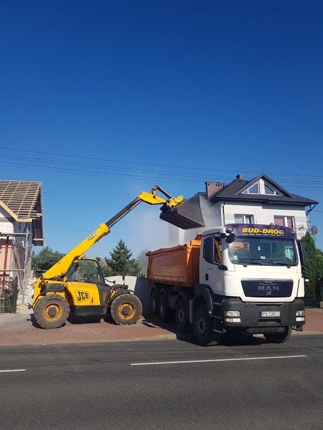 Wywózki, podniesienie terenu za darmo, gruzu ,wykopy ,czteroośka ,tran