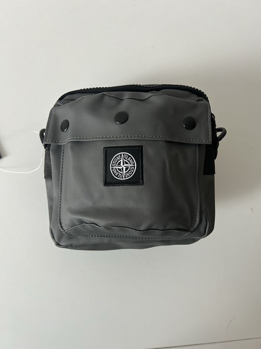 Stone Island Crossbody Bag Grey