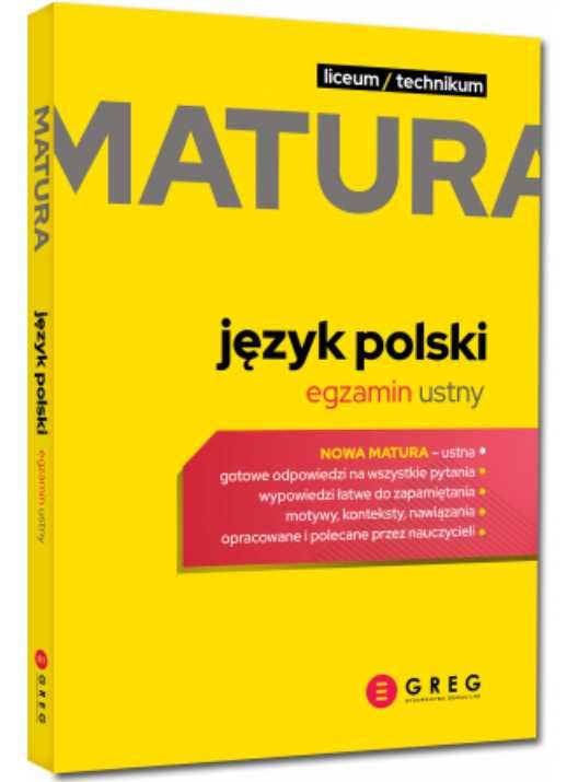 Opracowanie pytań jawnych "Matura - język polski, egzamin ustny"