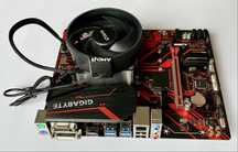 Procesor AMD Ryzen 7 1700 + płyta Gigabyte B450M GAMING