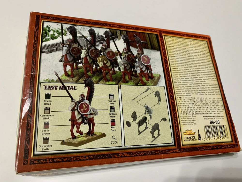 Warhammer Kielev Gryphon Legion Winged Lancers Empire BOX