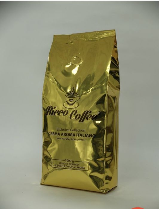Кава 100% арабіка Ricco Coffee Crema Aroma Italiano
