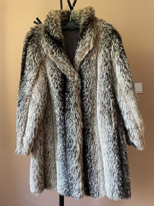 Futro sztuczne płaszcz