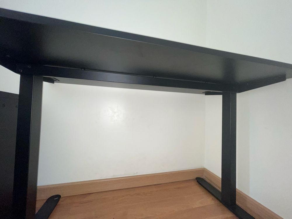 Mesa secretaria preta NOVA