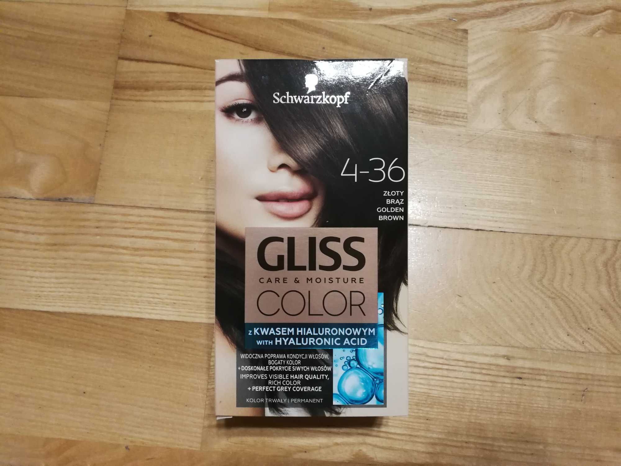 Schwarzkopf Gliss Color - złoty brąz