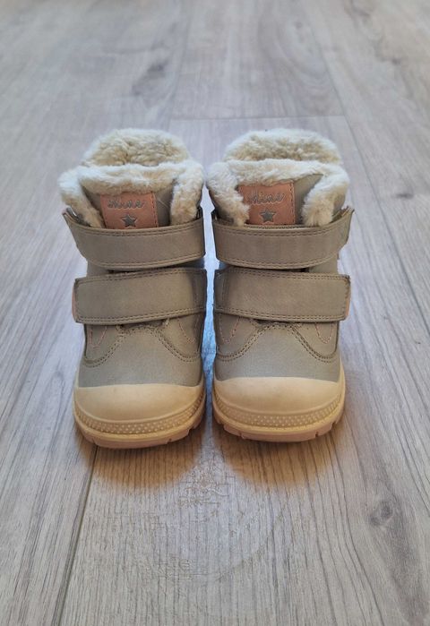 Zimowe ocieplane buty/botki szare/popielate Cool Club r.21