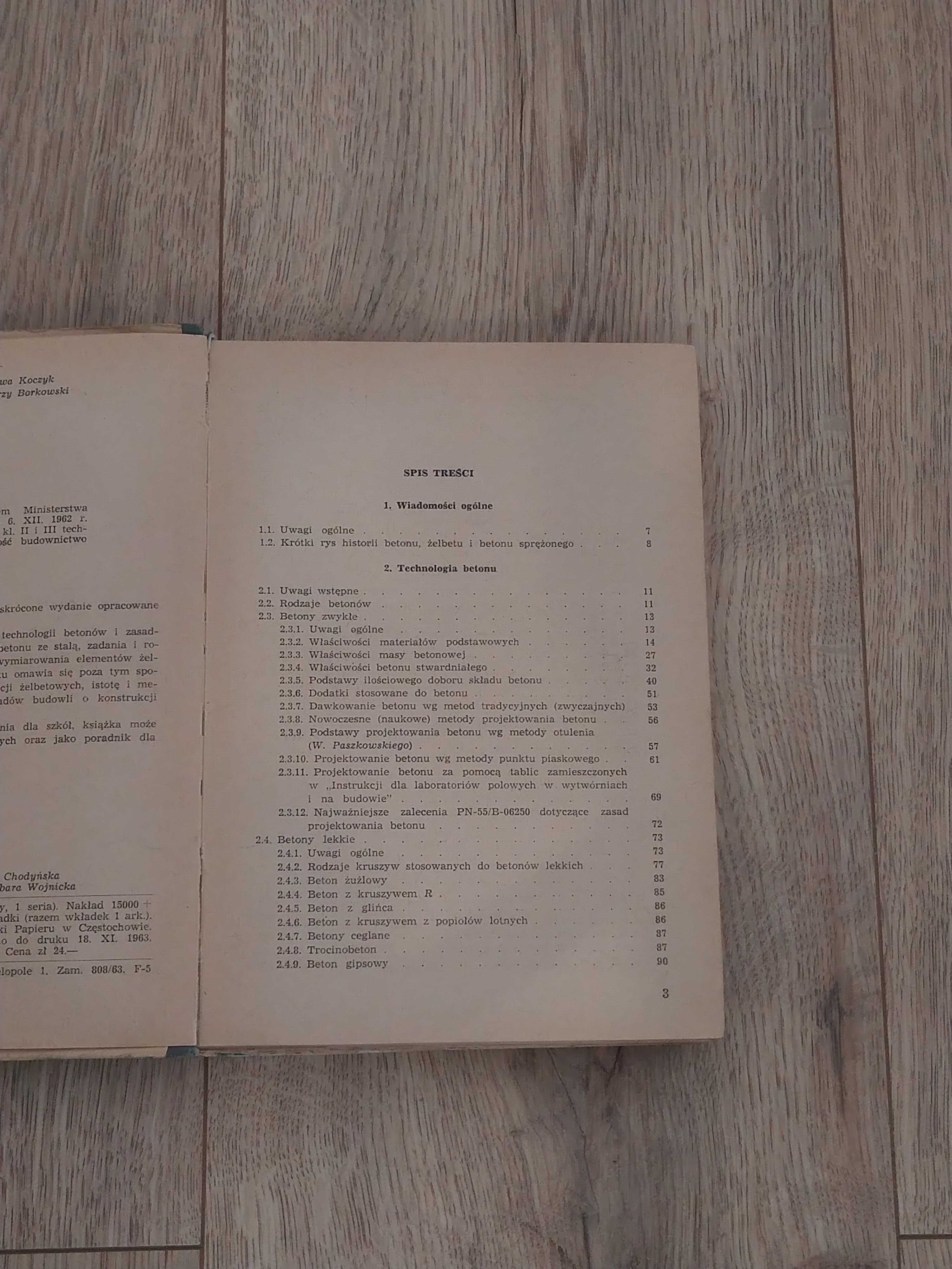 Żelbet i beton sprężony - M. Pietraszek E. Piliszek - PWSZ 1963