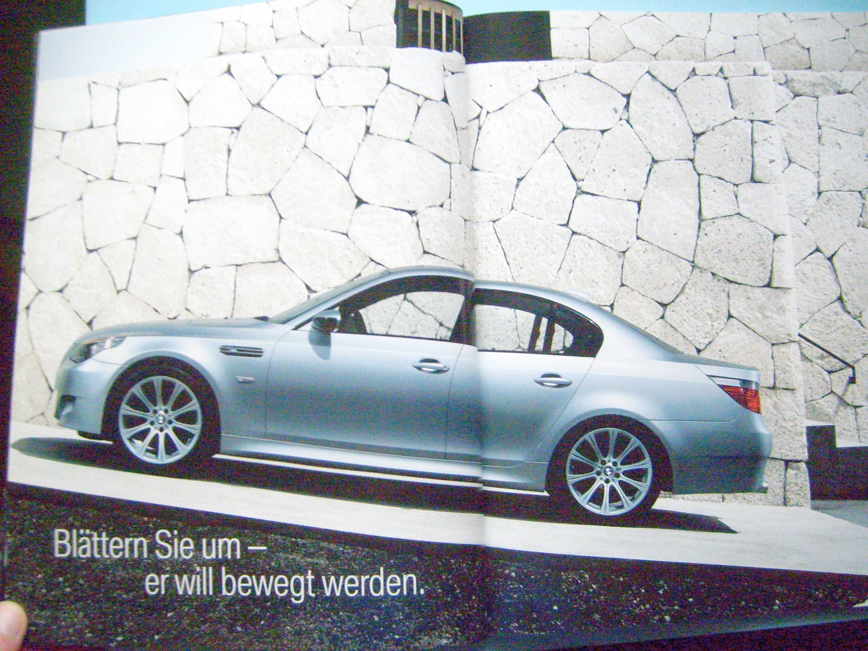 BMW M5 E60 M-Power 2004 prospekt 76 str., !!! stan BDB * RABATY 10% !