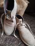 Buty skórzane irchowe 38,5
