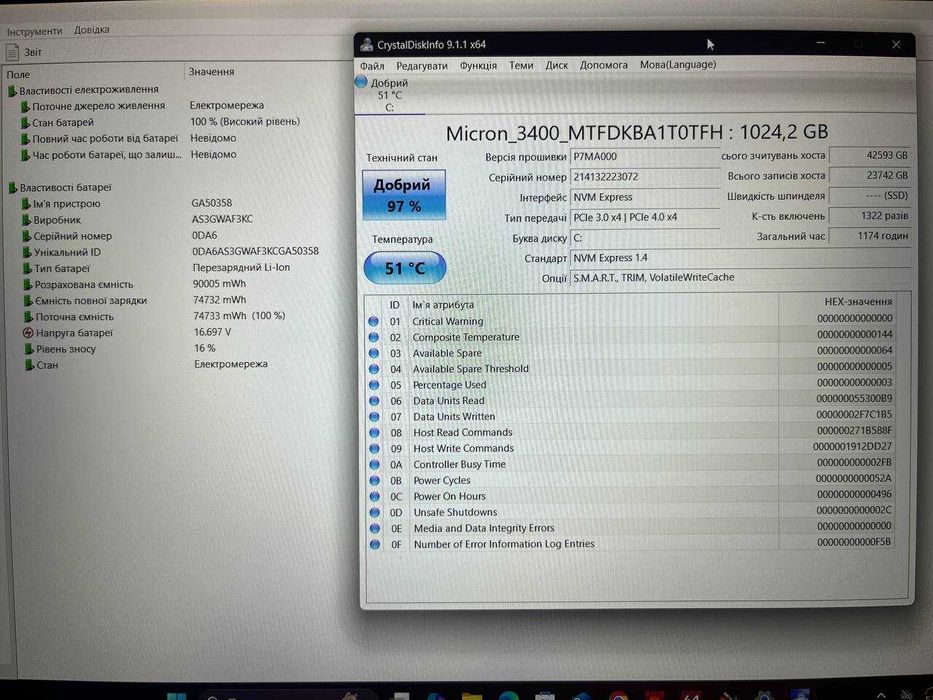 Ноутбук Asus Rog Strix G533Q 240Гц Ryzen 9 5900HX 32GB RTX3080 1TB M.2