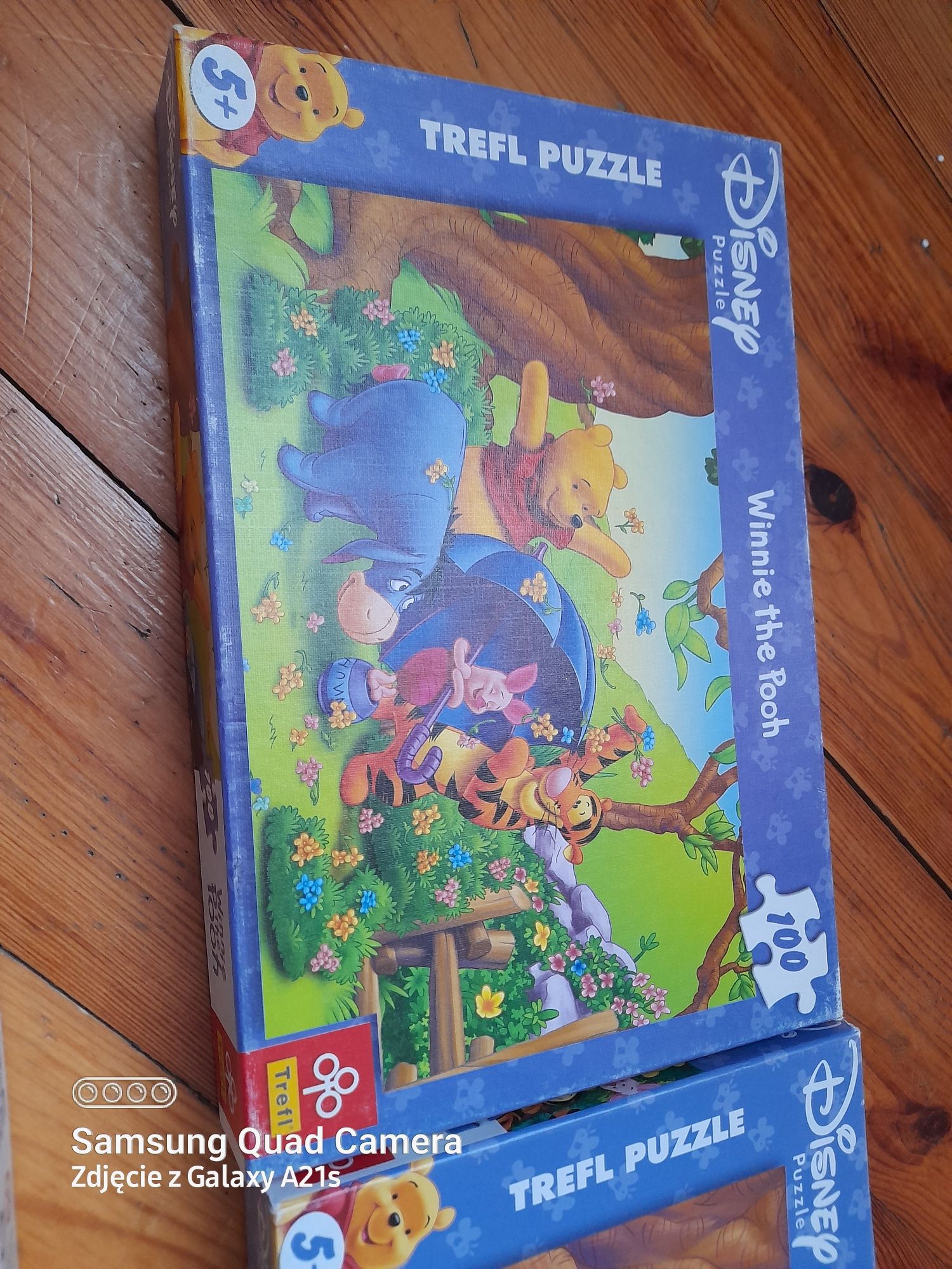 Puzzle Kubuś Puchatek  3 sztuki