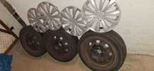 Felgi stalowe 16" 4x108 ET27 komplet kołpaki