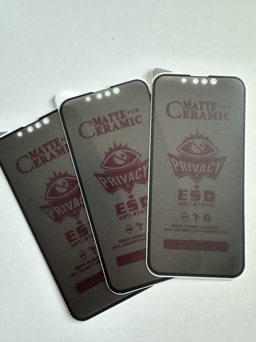 Szkło ochronne ceramiczne do iPhone 13 mini prywatyzuje + GRATIS