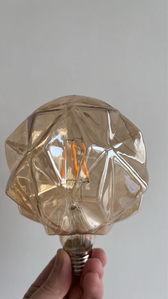 LED Лампа 6W 2200K E27 Horoz (Rustic Crystal/Diamond)