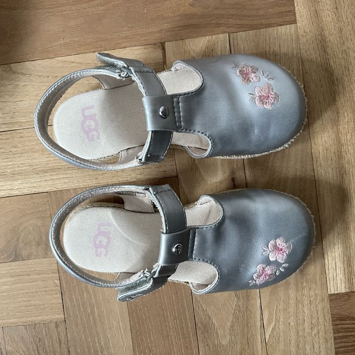 Sandałki srebrne Ugg rozmiar 27.5 Nowe