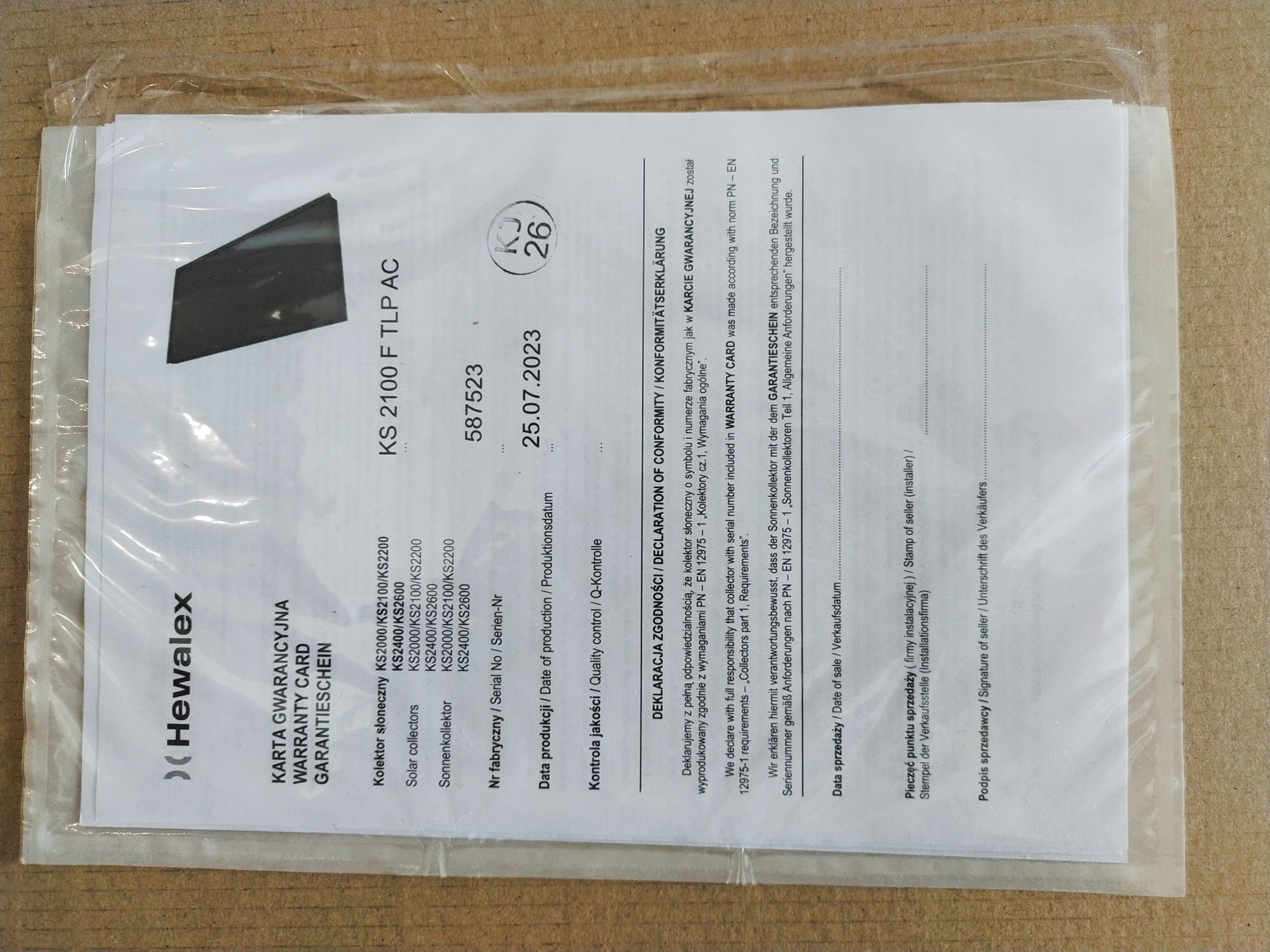 Panel słoneczny solar Hewalex KS 2100