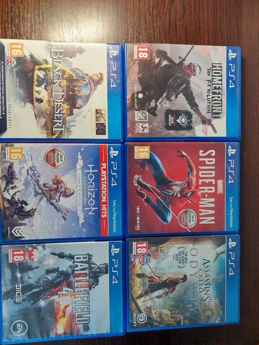 Gry na ps4( cena za całość)