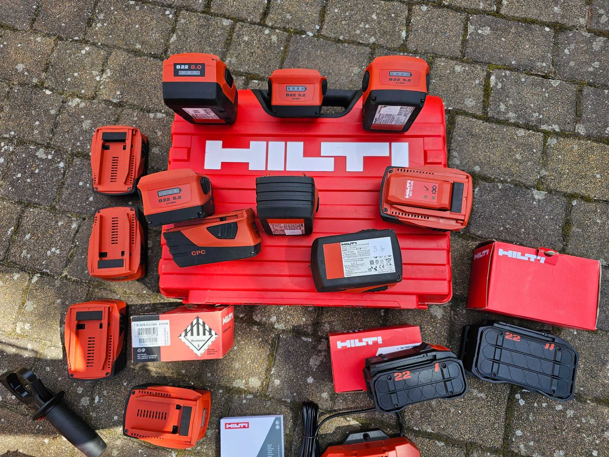 AKUMULATORY HILTI B22/5,2 B22/8 B22-255 B22-110 oryginalne