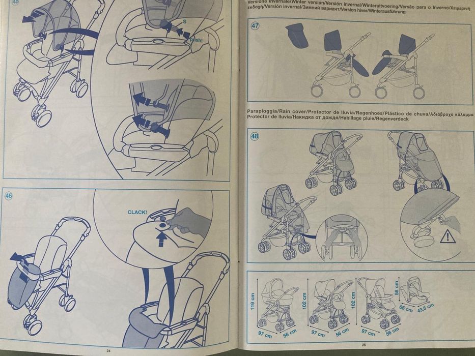 Carrinho de bebé Pré Natal - Conjunto TRIO - Carinho + Ovo + Alcofa