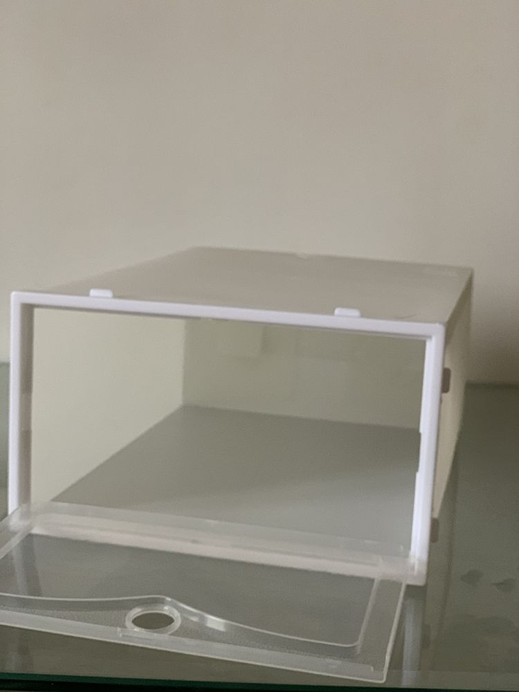 Pojemnik Pudelko Modułowe Pudełka na buty przezroczyste 10 szt.