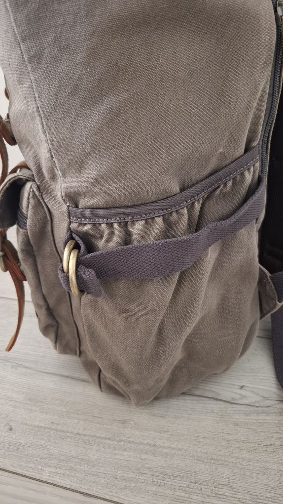 Plecak płócienny canvas evervanz 23l laptop 15 cali