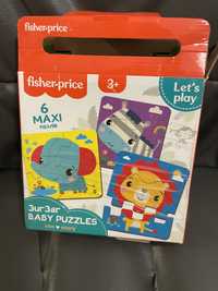 Продаю пазлы fisher-price 3+