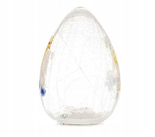 Dekoracja Wielkanocna Jajko LED królik 17cm ozdoba