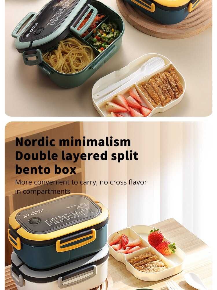 Solidny Pojemnik Na Obiad Żywność Lunchbox