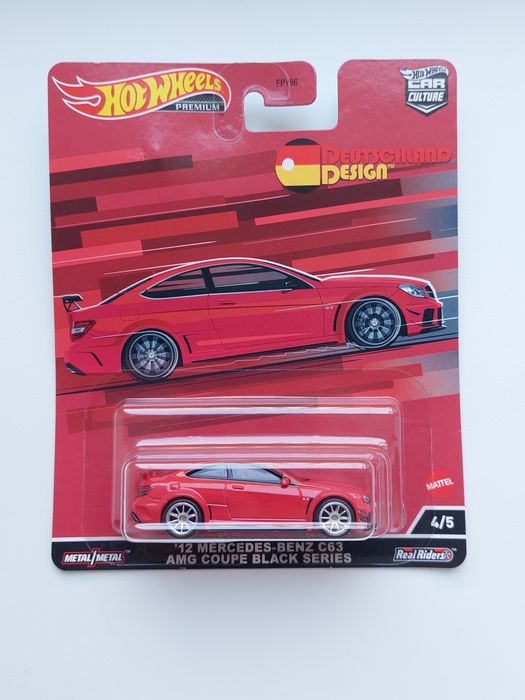 Hot Wheels '12 Mercedes-benz C63 Amg Coupe Black Series
