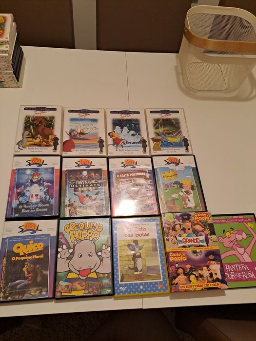 12 dvds infantis