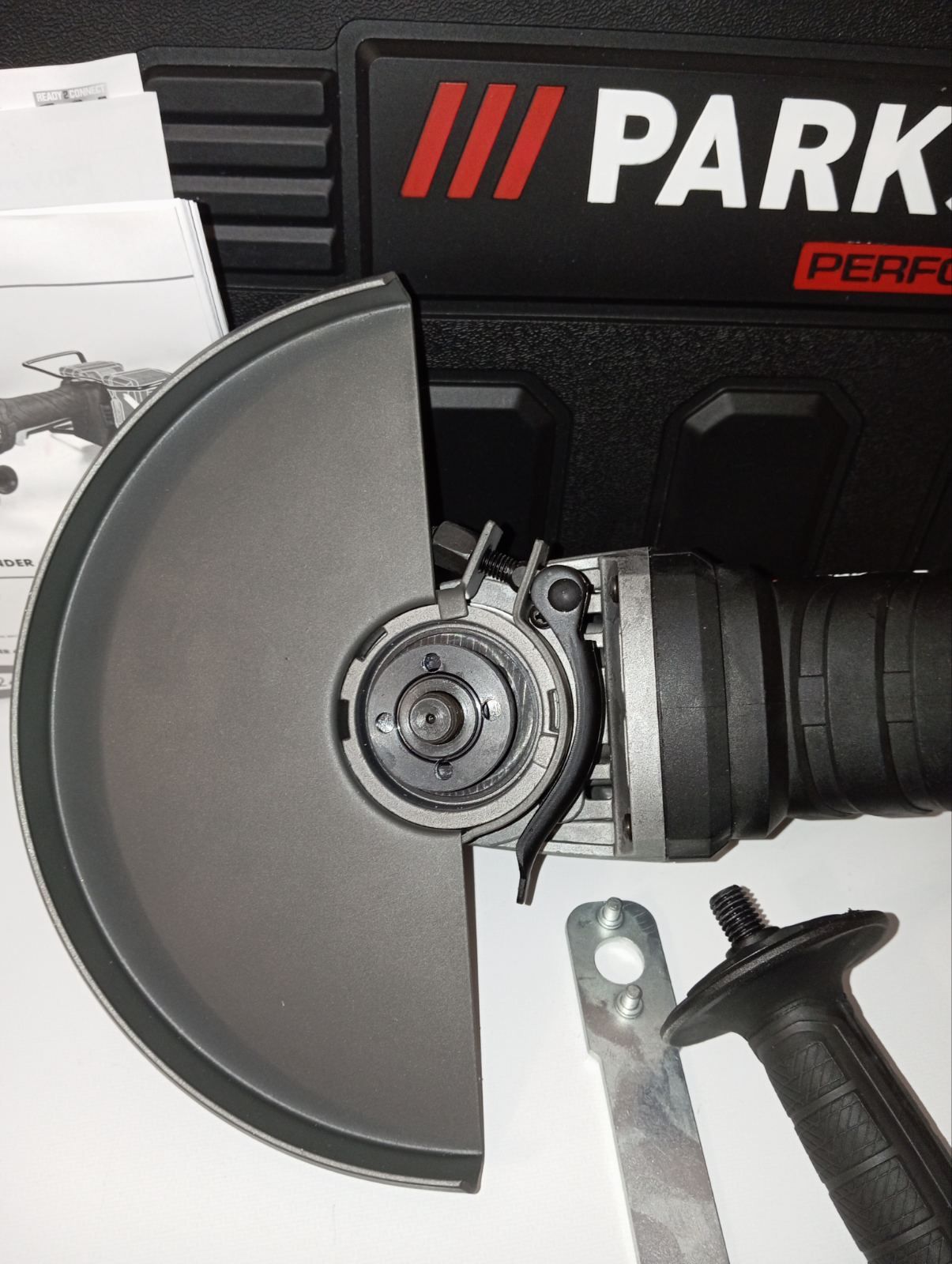 Акц. болгарка PARKSIDE PERFORMANCE PWSAP 40-Li A1, болгарка  230, акб