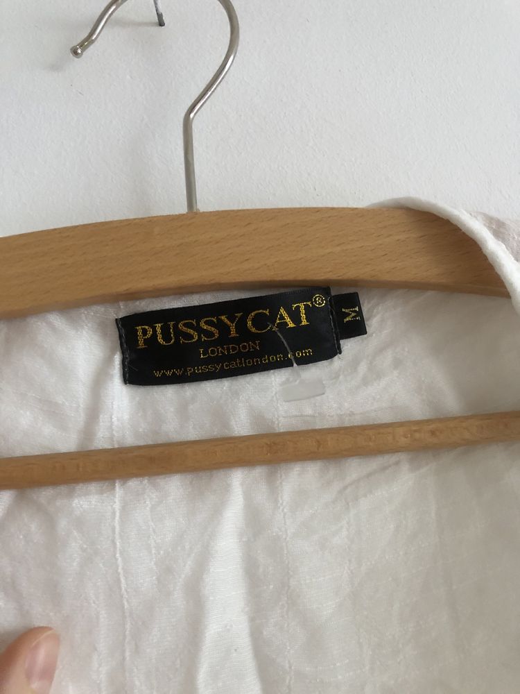 Bluzka biała Pussycat London