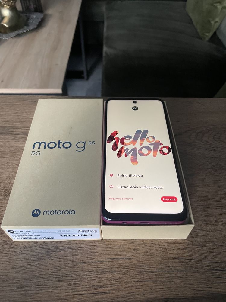Fabrycznie Nowa Motorola Moto G55 5G XT2435 Pink/8/256GB!