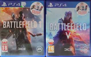 Battlefield 1 + 5 | 2 Gry PS4