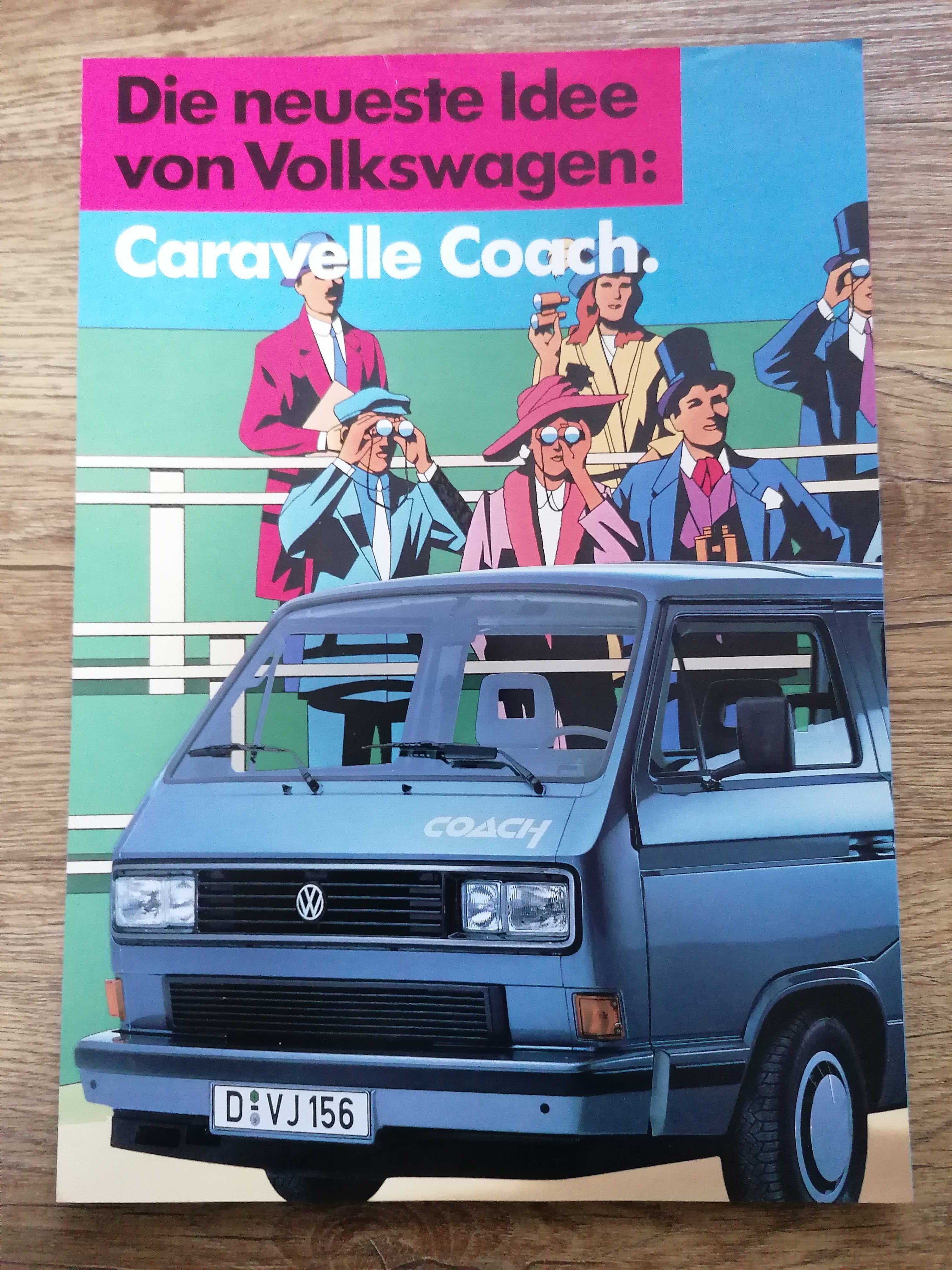 Prospekt VW  T3 Caravelle Coach