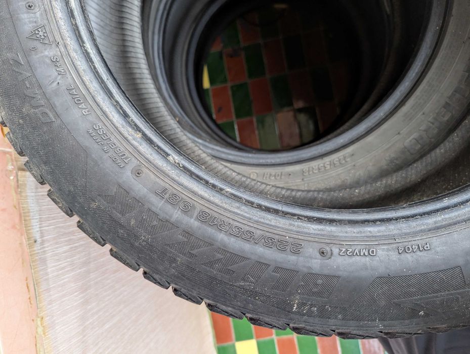 Зимові шини Bridgestone Blizzak DM-V2 255/55 R18 98T