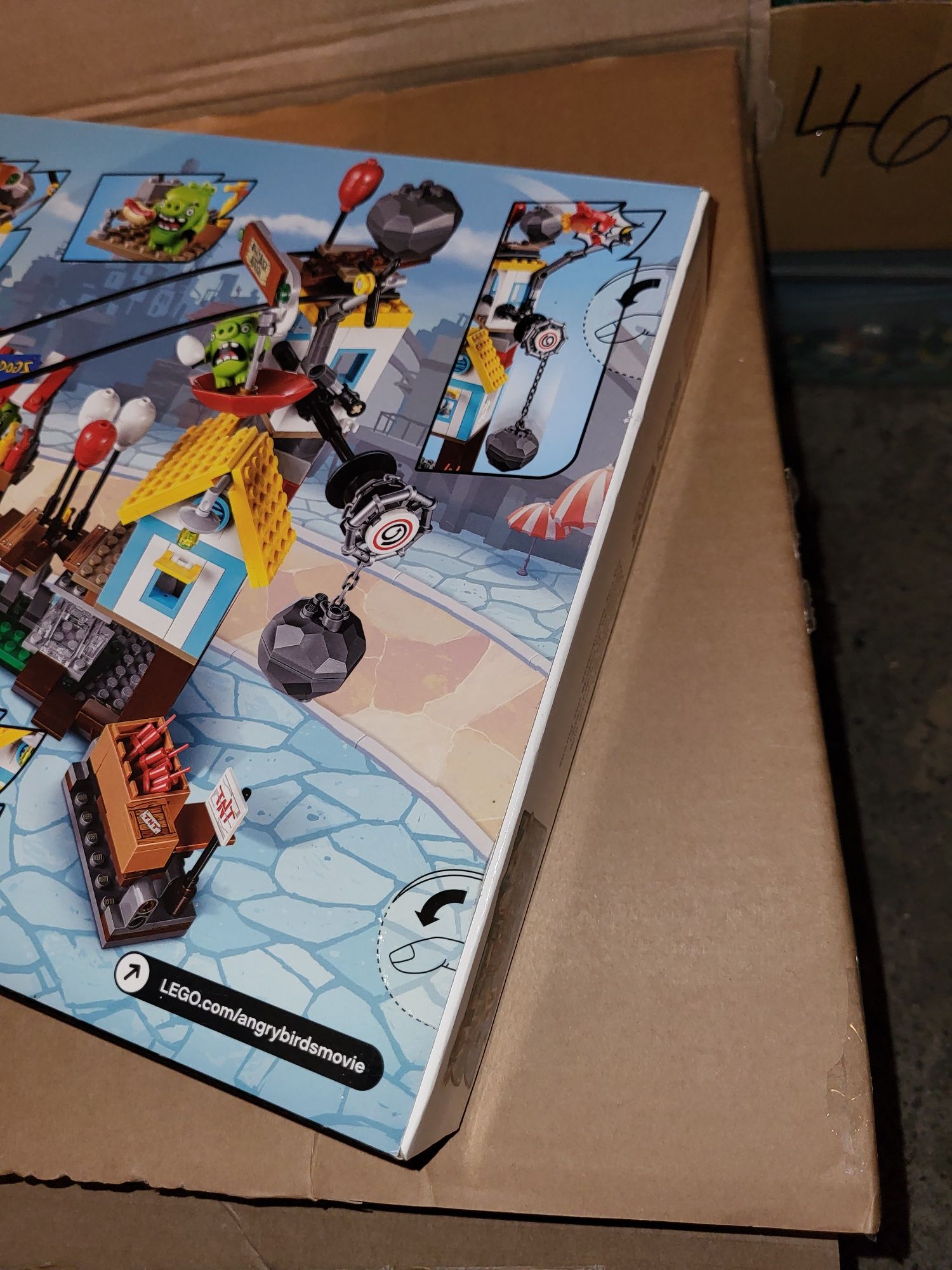Nowe Lego 75824 Angry Birds Pig City Teardown