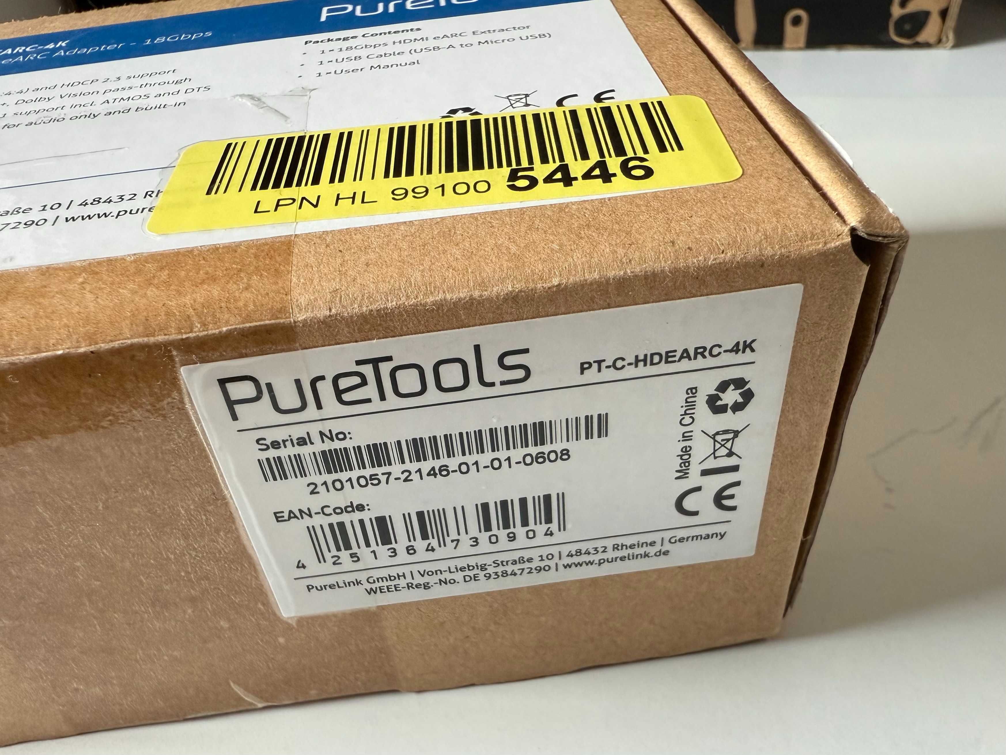 Adapter Puretools PT-C-HDEARC-4K ekstraktor eARC