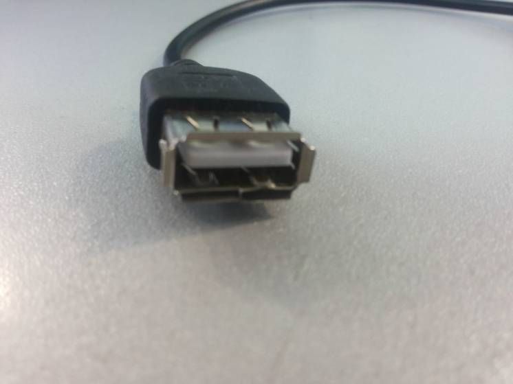 Адаптер OTG USB мама в mini USB 5 pin папа