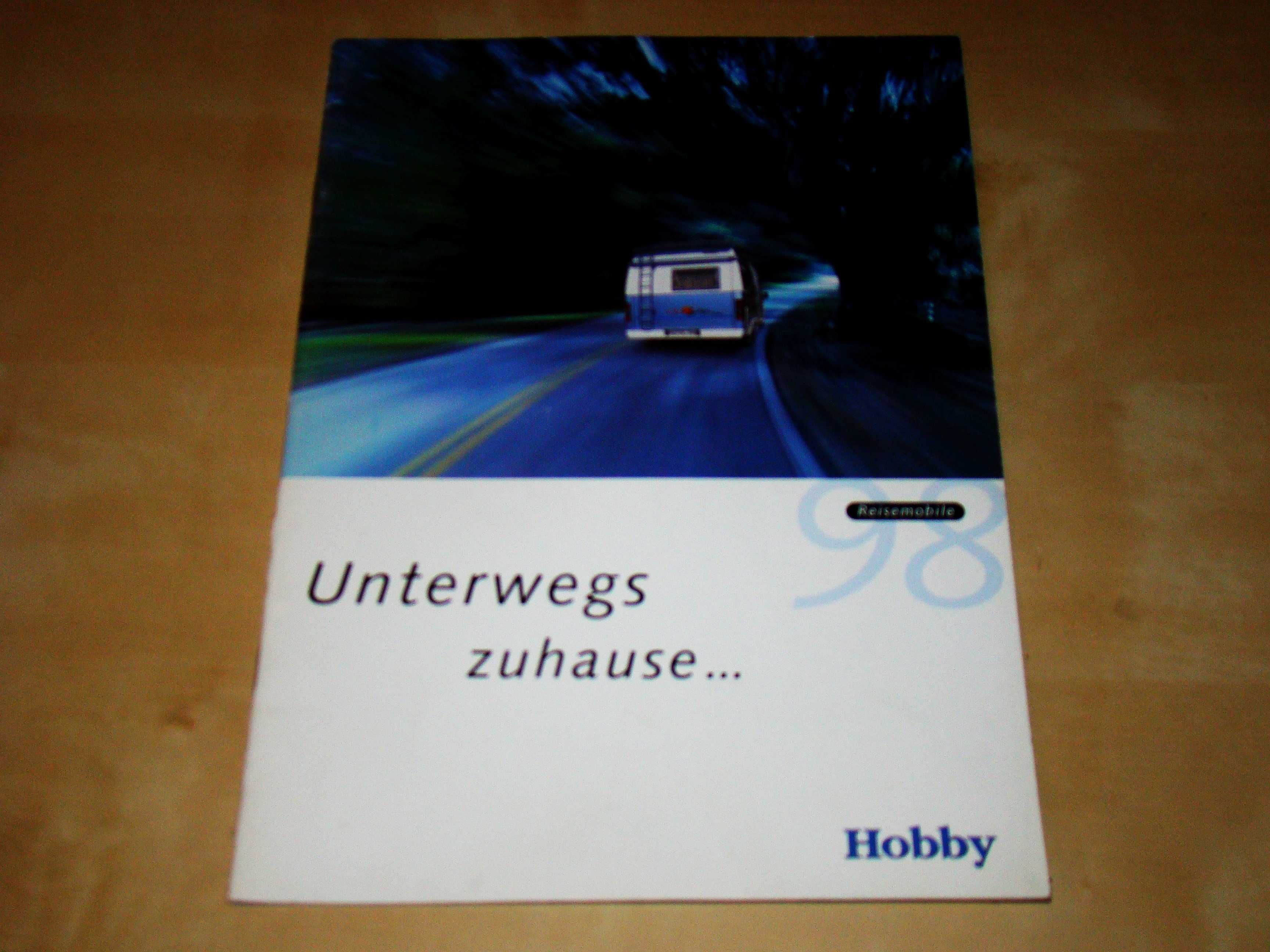 Prospekt reklamowy Hobby Reisemobile 1998