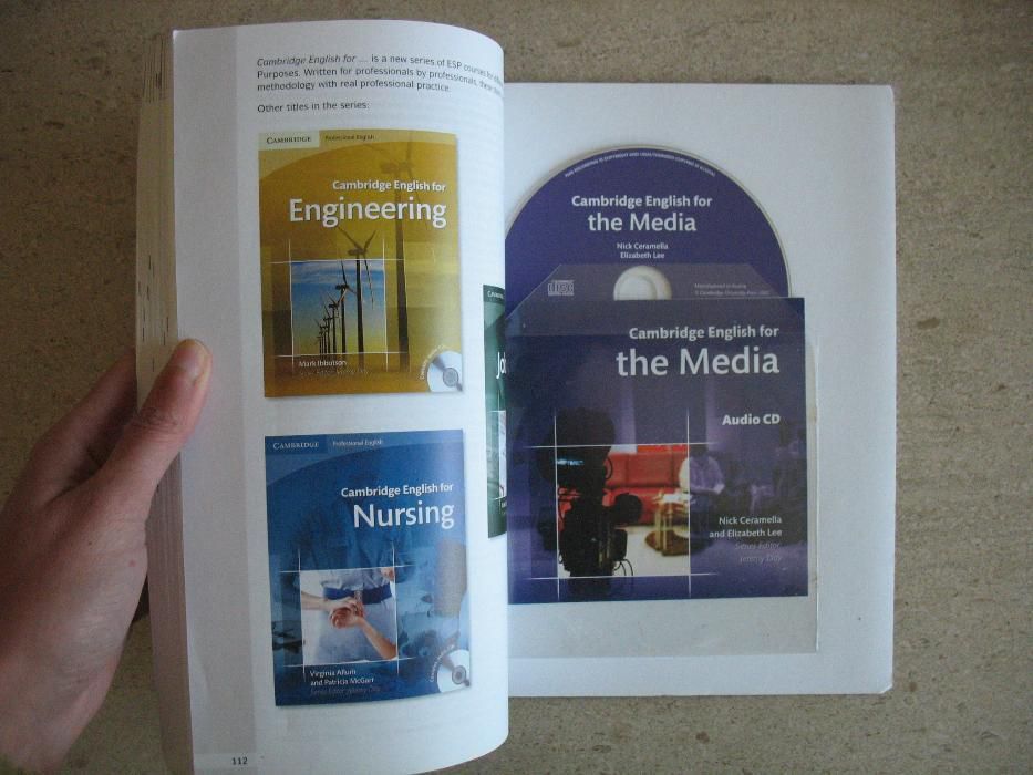 Cambridge English for the Media: Livro e CD