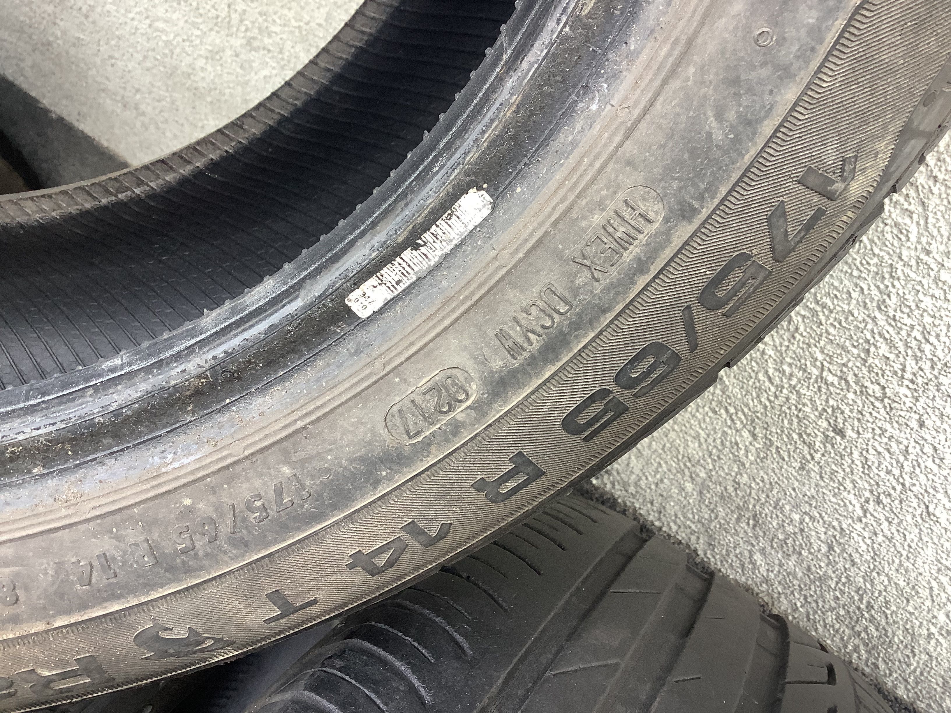 UNIROYAL 175/65r14  2szt opony lato letnie 5.6mm  2017r