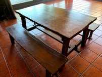 Mobiliário Rústico - Restaurante / Taberna – mesa 6/8 pessoas