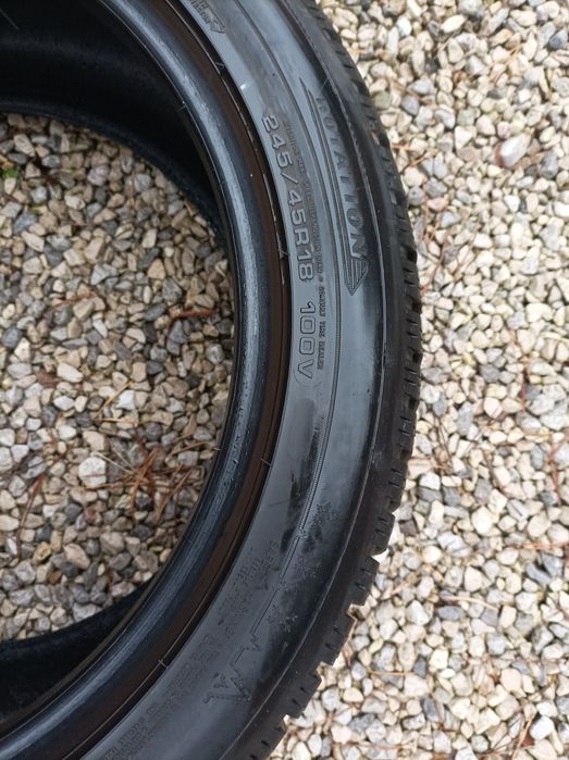 2szt. opon; 245/45r18. Dunlop,Germany.6mm.